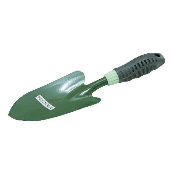 GARDEN SHOVEL MINI METAL GREEN MS 53833, a compact and durable gardening tool with a metal blade and ergonomic handle, ideal for tight spaces and on-the-go gardening.