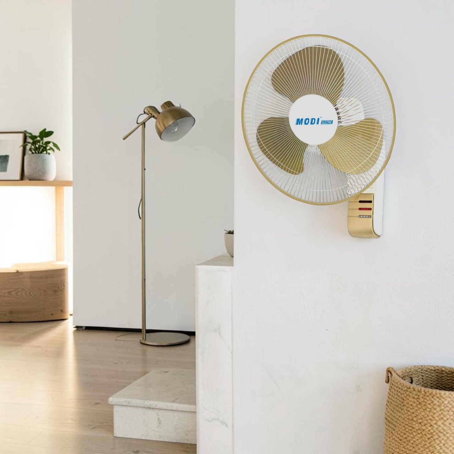 16" Wall Fan with Metal Blades — 3 Speed Control, Easy Installation (1 Year Warranty)
