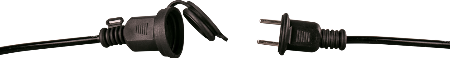 Outdoor Light String with Bulb Holders – Wire (PVC + Copper) with 1 Year Warranty