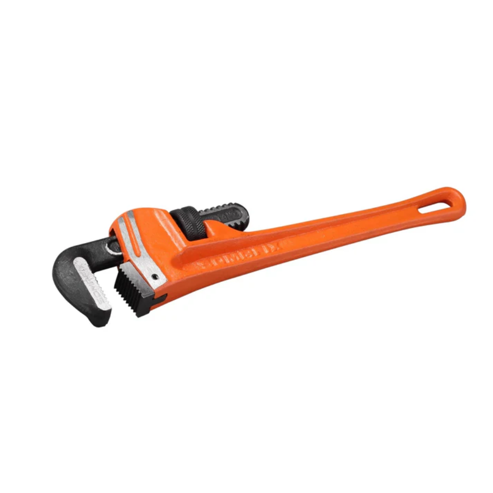 Somafix Pipe Wrench Bent Industrial tool, designed for professional plumbers and DIY users, featuring an ergonomic design for easy access in tight spaces and a durable build for reliable performance.