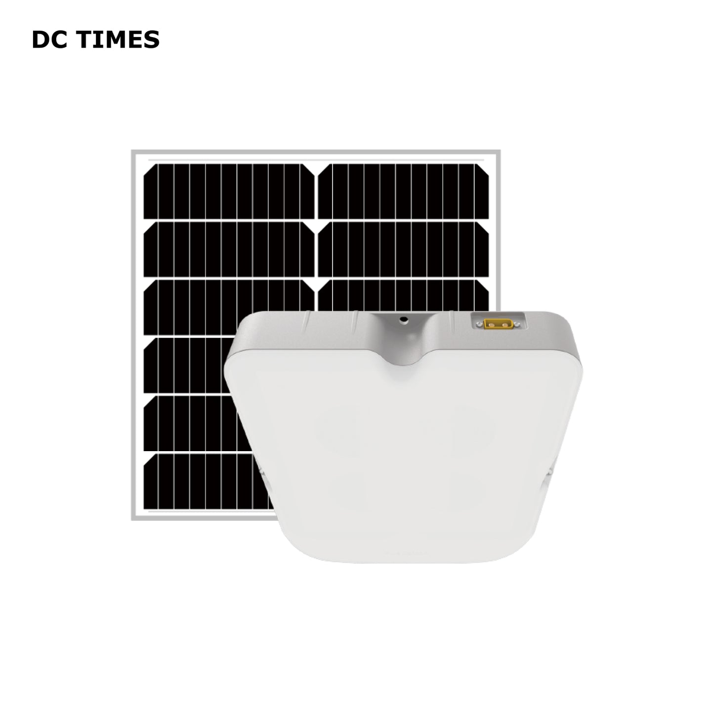 Blue C Ceiling Solar Light featuring a sleek design and integrated solar panel, ideal for outdoor lighting solutions.