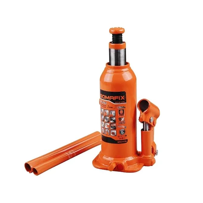 Car Jack Bottle Somafix Industrial, heavy-duty lifting tool designed for maximum support and efficiency in industrial settings.