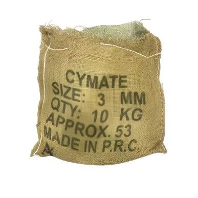 Image of Chain G I Link (10 Kg) packaging, showcasing a burlap sack with product details including size 3 MM and quantity 10 KG, ideal for heavy-weight lifting solutions.