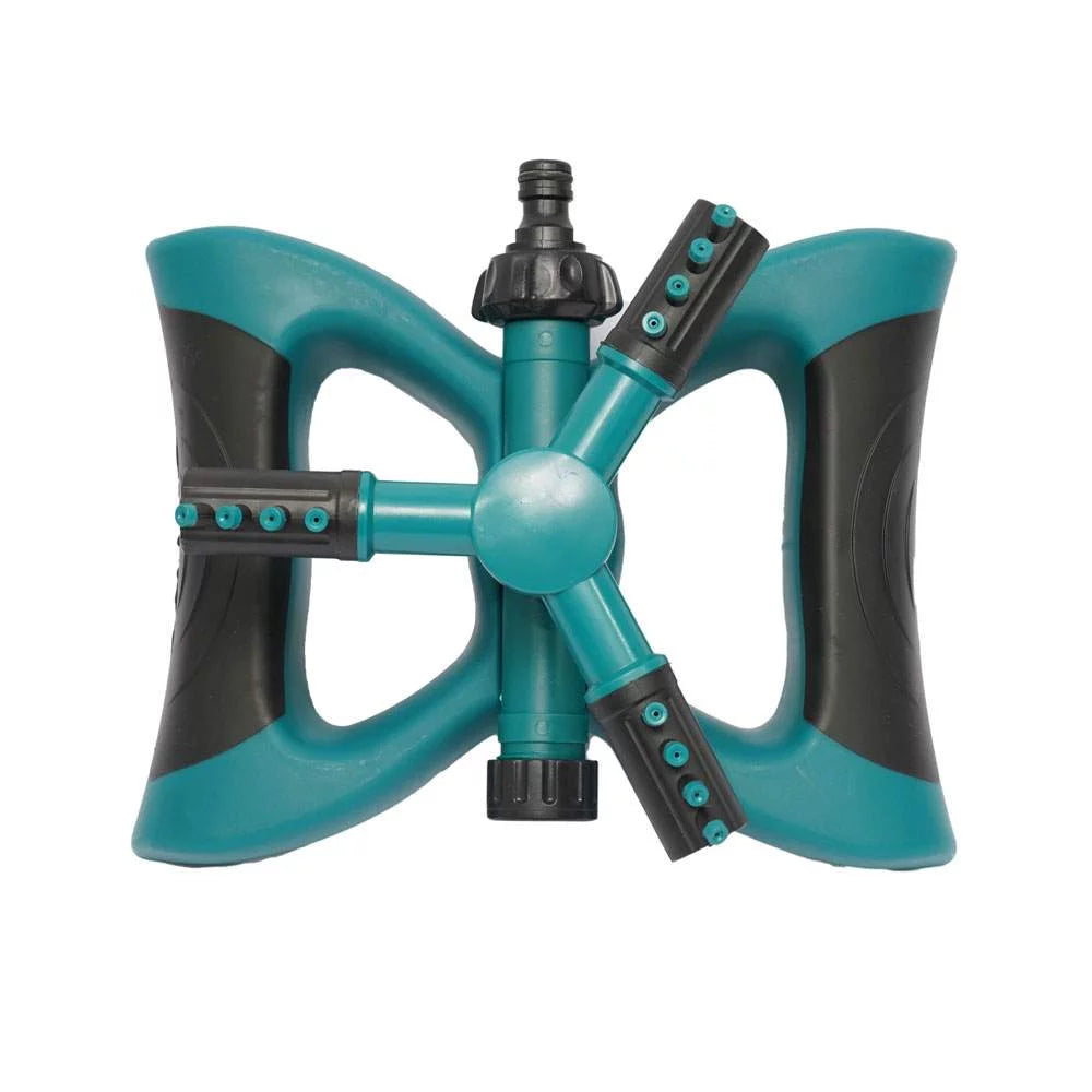 Garden Sprinkler MS53850 Square Stand Cymate, showcasing a durable and innovative design, featuring multiple adjustable spray patterns for optimized water distribution in gardens.