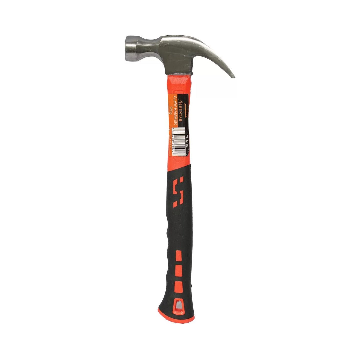 Hammer Claw Fiber Handle MS 53461 Huntar - durable and lightweight hammer with a strong fiber handle and a claw feature for nail removal, ideal for hunting and DIY projects.