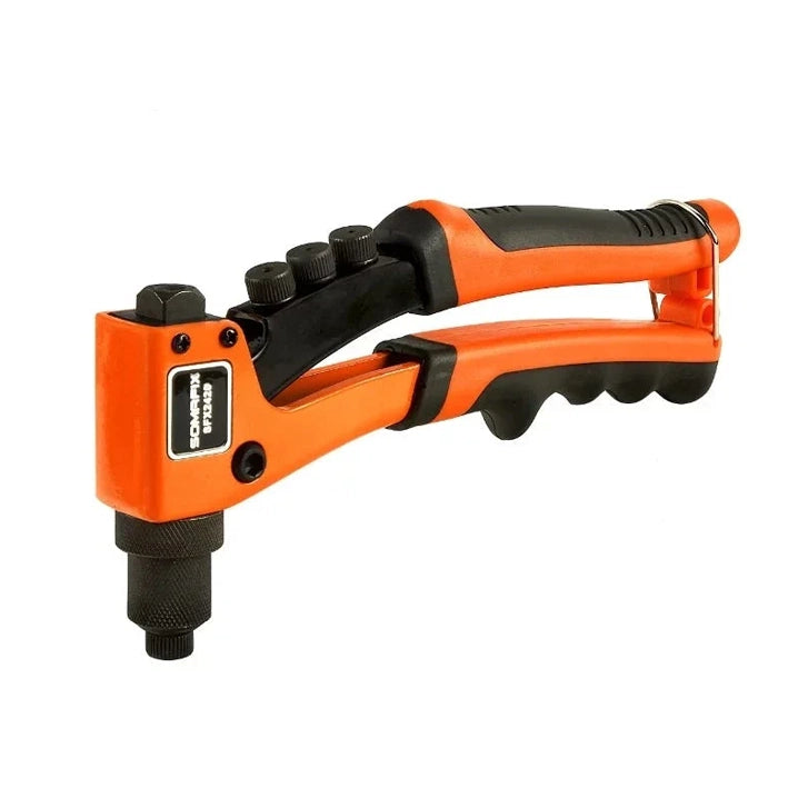 Hand Riveter 8" SFX2420 Somafix, featuring an ergonomic design for comfortable grip and efficient riveting. Ideal for professionals and hobbyists tackling various materials.