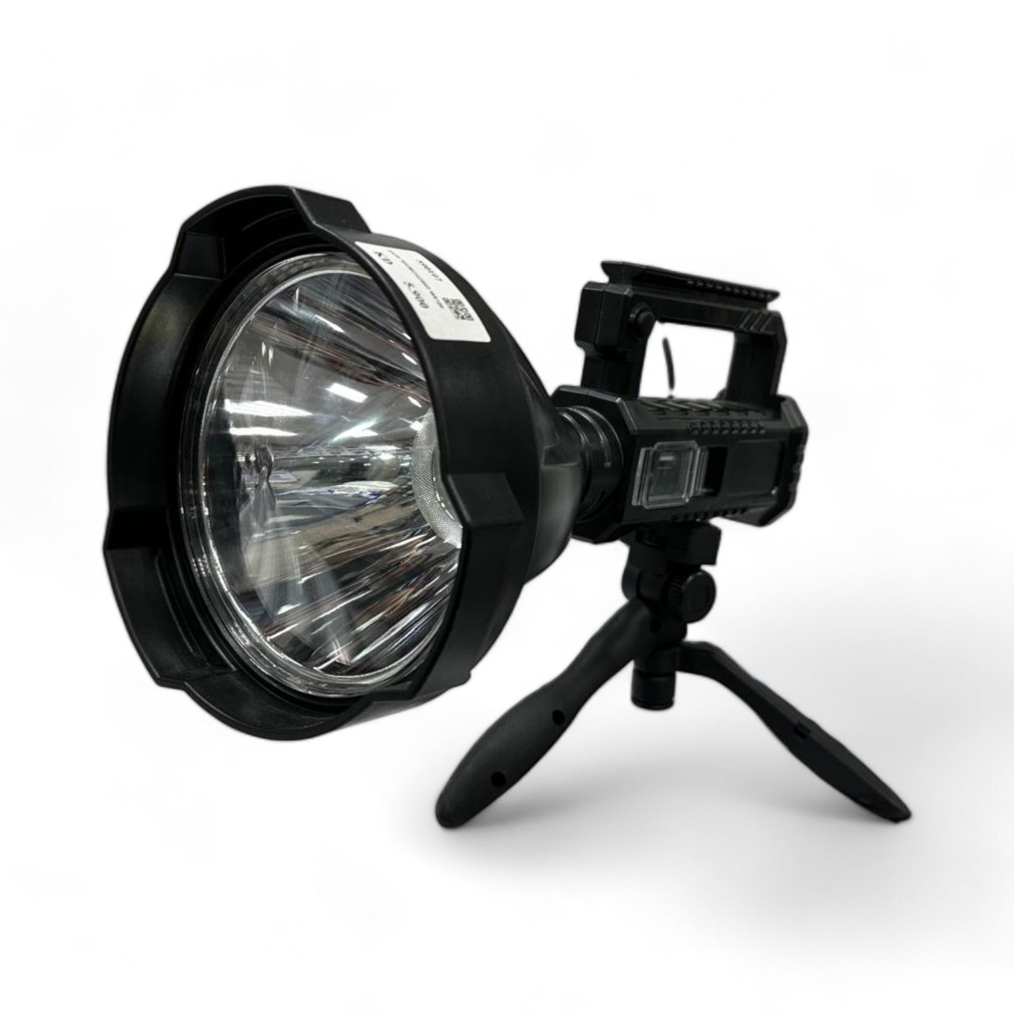 Multi-purpose Torch Light featuring a high-power LED spotlight design on a tripod stand for outdoor illumination and versatile usage.