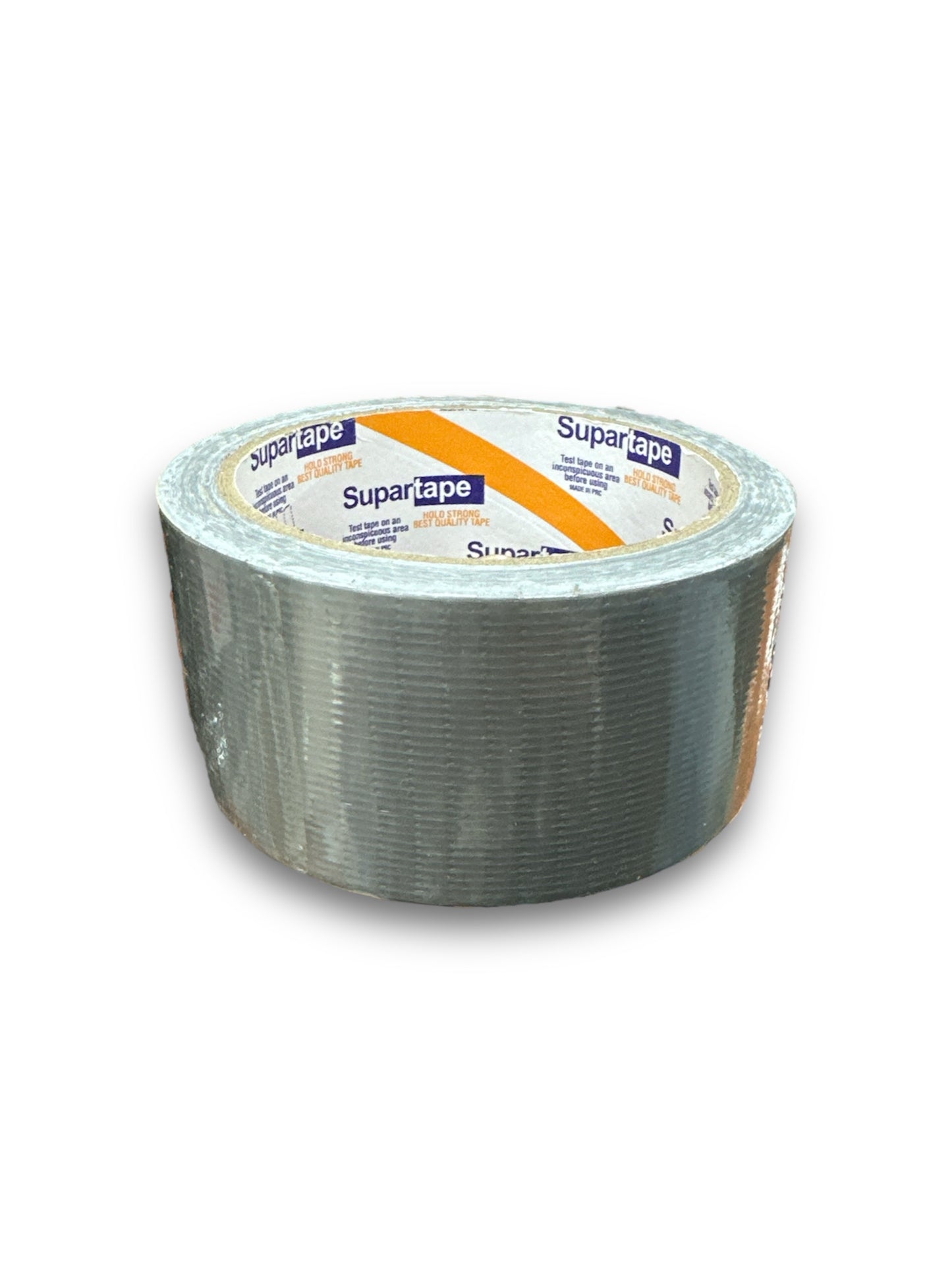 A single roll of Tape Duct Grey Huntar displayed on a white background, highlighting its robust construction and versatility for various projects.