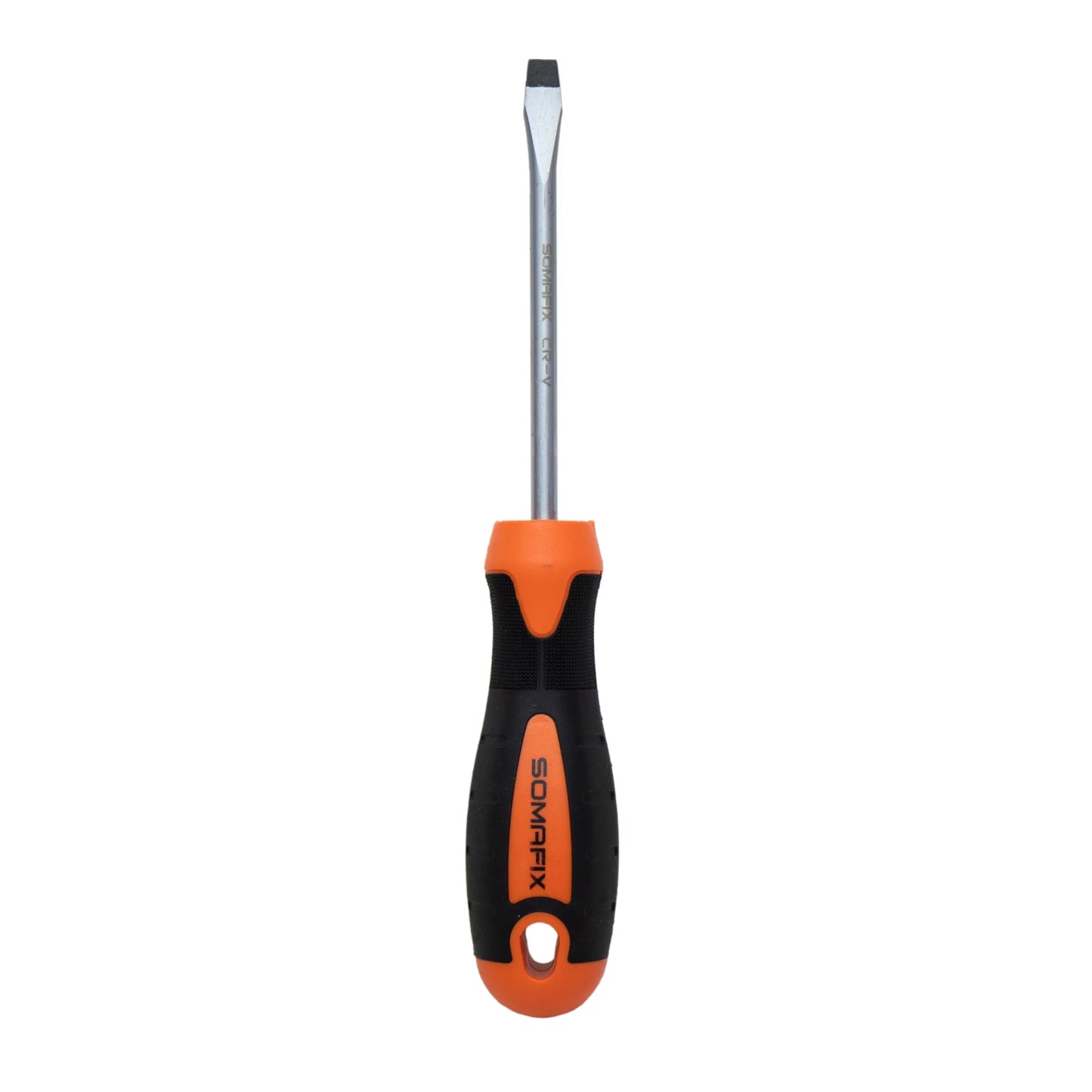Screwdriver 6mm x 150mm - 6" Flat SFX4080 Somafix featuring a high-quality construction with an ergonomic grip for excellent control and precision in household projects.