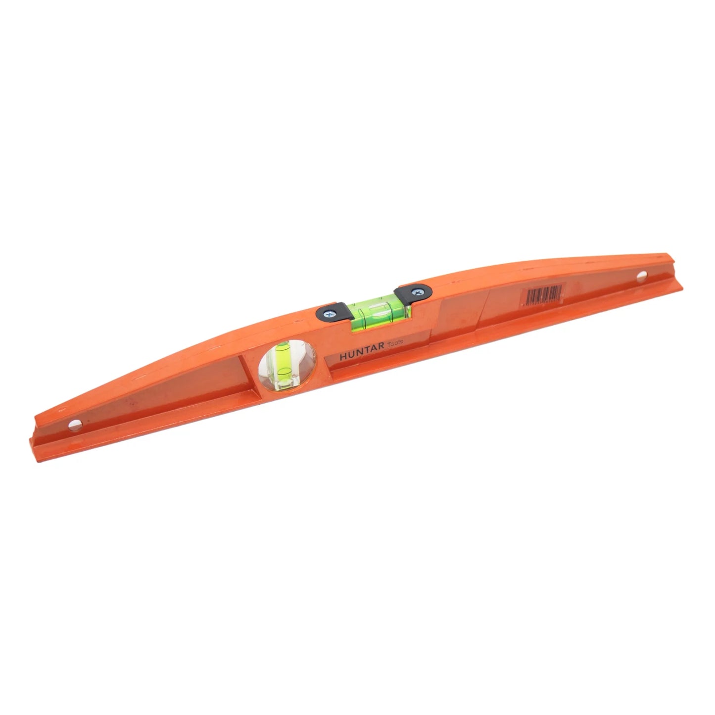 Level Orange Bridge Type MS 53182 Huntar - an orange leveling tool designed for superior accuracy in hunting and construction applications, featuring clear measurement indicators.