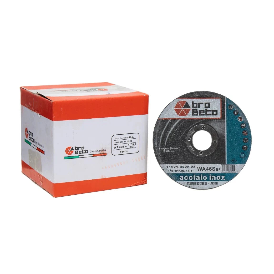 Disc Ab Stainless Steel product image showcasing the disc design and packaging, ideal for core workouts and strength training.