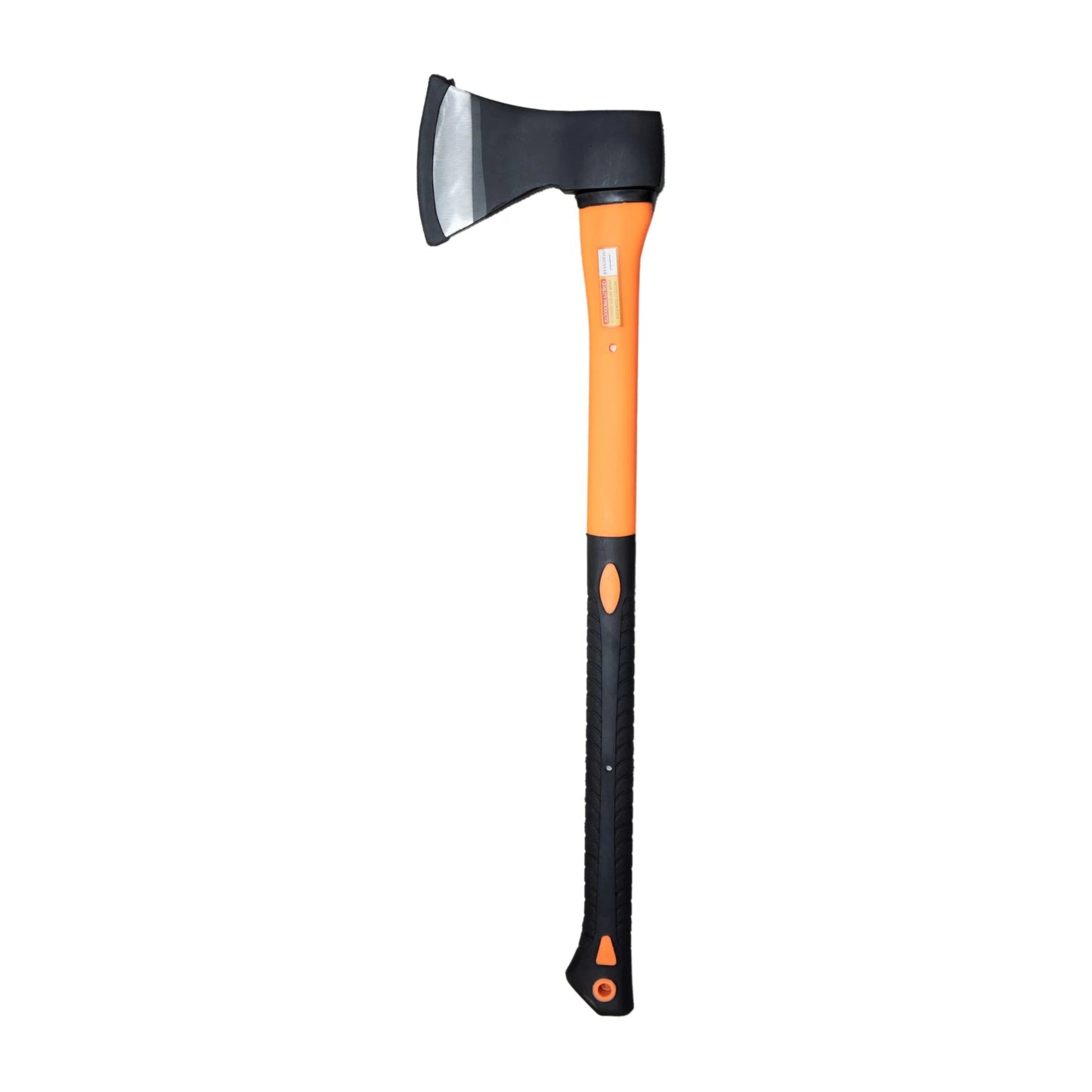 Axe Fiber Long Handle 1250g MS53482 by Huntar, featuring a heavy-duty fiber-reinforced handle, sharp steel head, and ergonomic grip, designed for outdoor and industrial use.