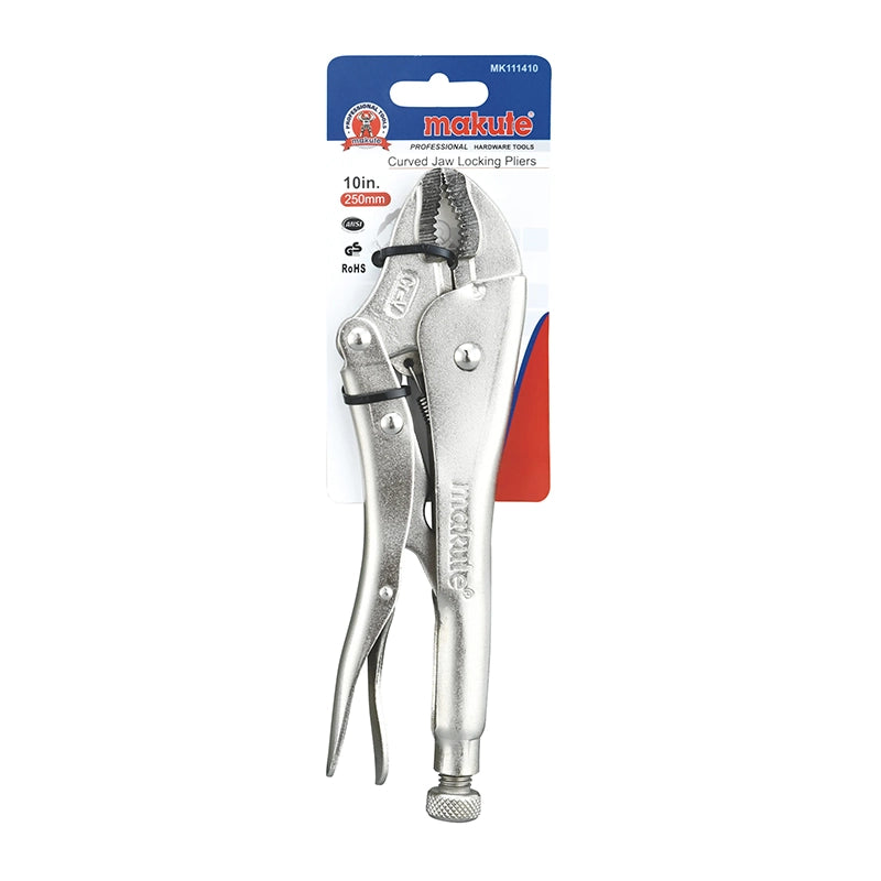 Heavy Duty Grip Plier 10" MK111410 by Makute, showcasing its robust construction and ergonomic design, perfect for professionals and DIY enthusiasts.