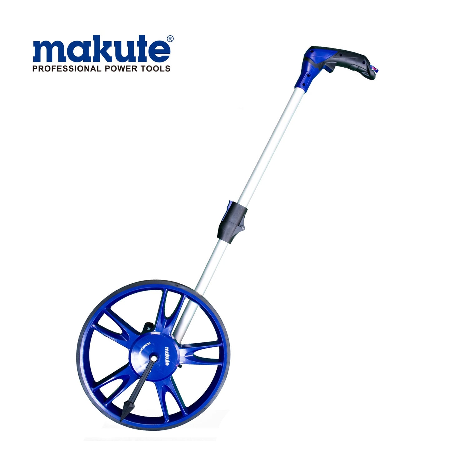 Distance Measuring Wheel Makute MKMW1001 showcasing its ergonomic handle and durable wheel design, ideal for precision distance measurement in various environments.