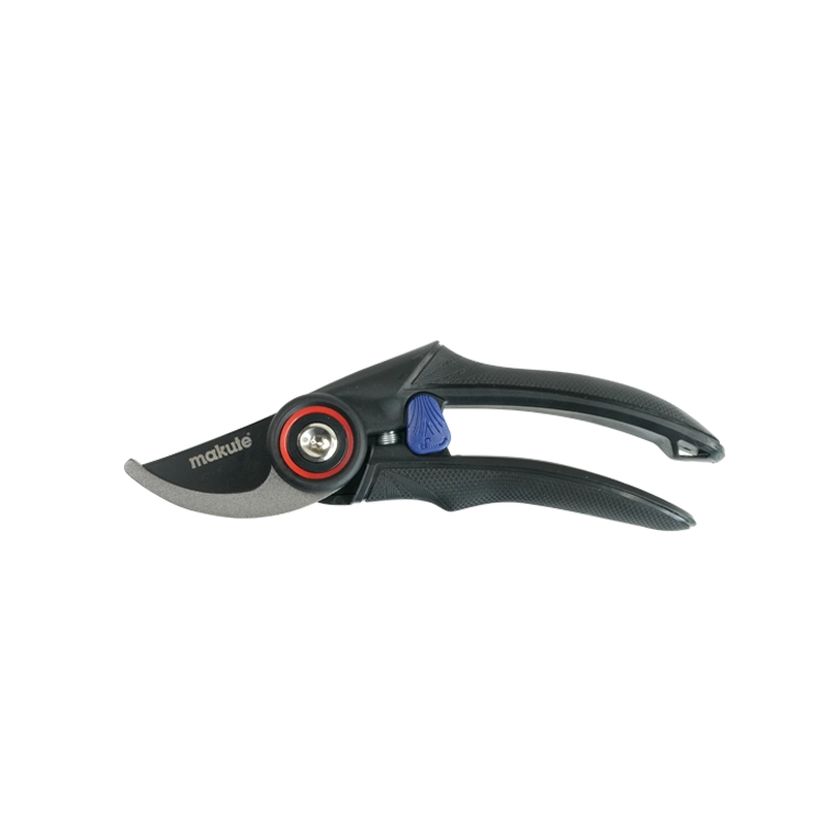 Pruning Shear 8" Makute MKPS1008 - High-quality ergonomic gardening tool with a sleek design, featuring sharp blades for precise cutting of branches and stems.