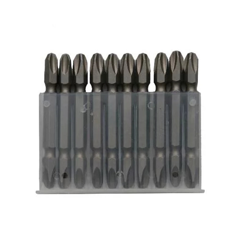 Set of high-performance 65mm PH3 screw bits, designed for durability and precision fit for various applications.