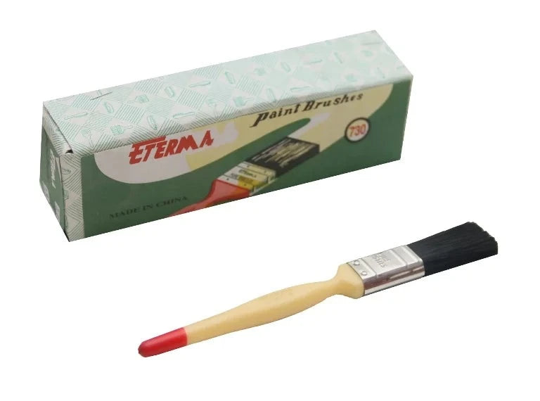 PrecisionPro Paint Brush L/D displayed in its packaging, featuring a high-quality synthetic bristle brush with a sturdy handle, ideal for achieving smooth and even paint applications on various surfaces.