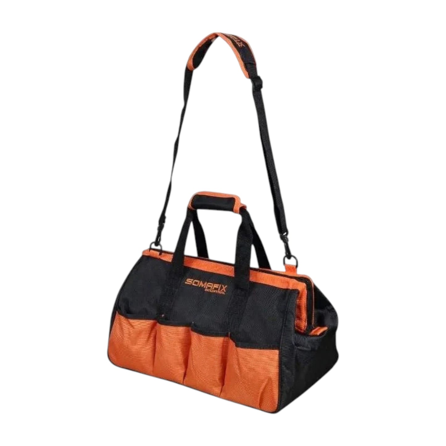 Somafix Tool Bag 9 Pockets SFX6001 with sturdy design and multiple storage options, ideal for tool organization and portability for professionals and DIY enthusiasts.