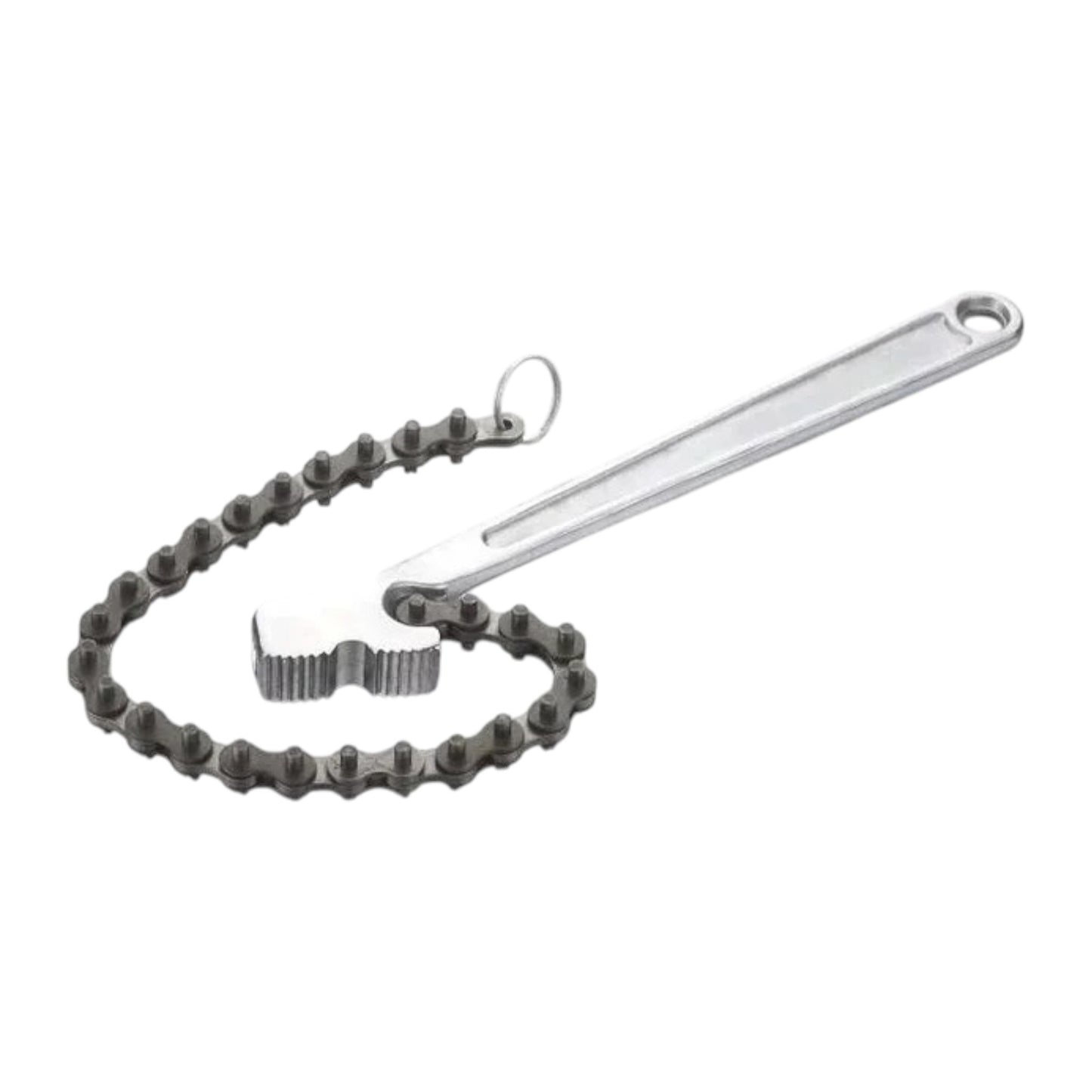 Oil Filter Wrench Chain Somafix featuring a durable chain mechanism and ergonomic handle, ideal for efficient oil filter removal and installation in automotive maintenance.