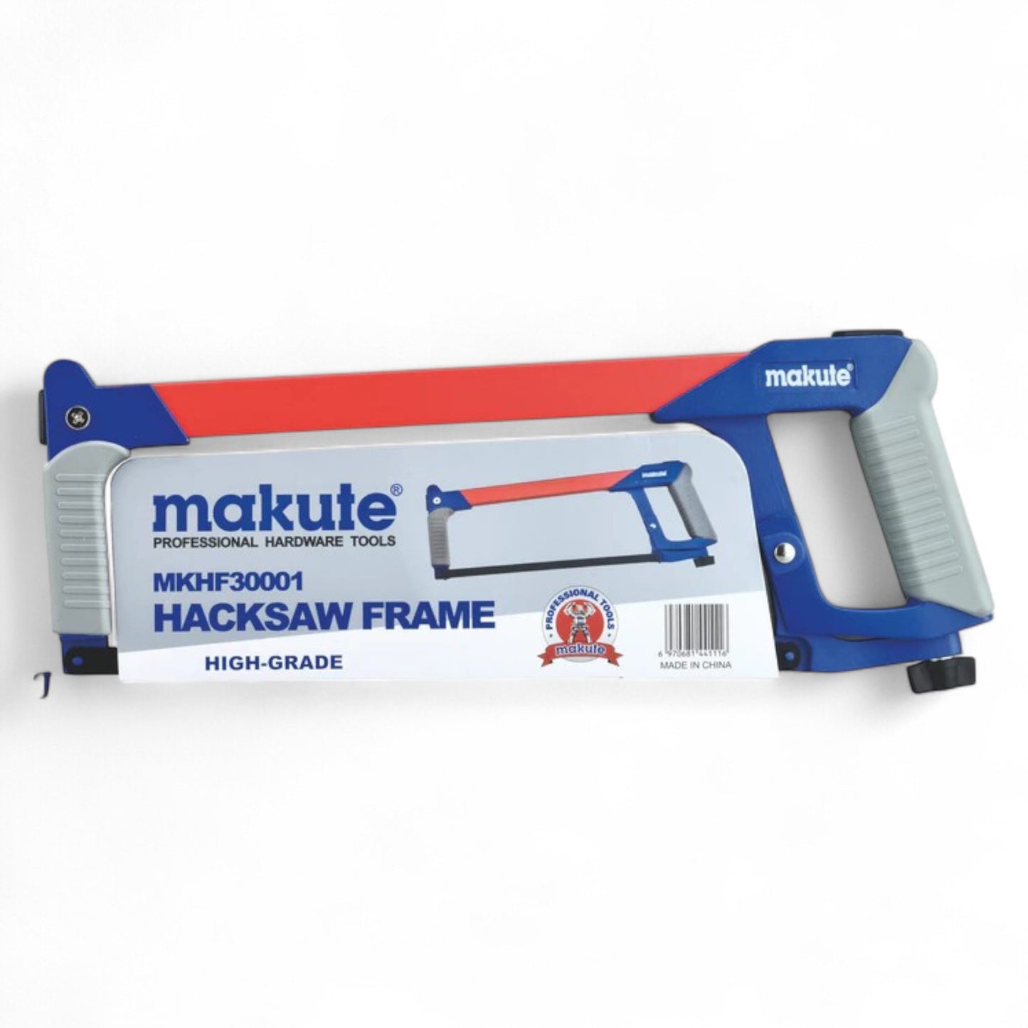 Makute Hacksaw Frame 12" MKHF30001 featuring a heavy-duty design, ideal for precise cutting of various materials in professional settings.
