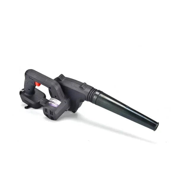 Cordless Blower CPB001 20V by Makute, featuring a sleek design and long nozzle for efficient leaf and debris clearance.