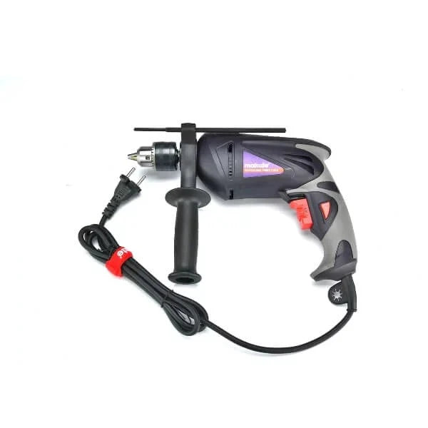 Makute Drill ID008, 13 mm, 850W electric drill featuring a robust design, ergonomic soft grip handle, and variable speed functionality for versatile drilling applications.
