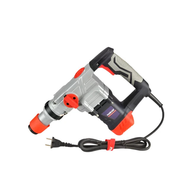 Makute Drill Rotary Hammer 32mm 1200W HD032, showcasing a robust design and ergonomic features, ideal for heavy-duty drilling tasks in various materials.