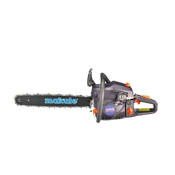 Chain Saw Petrol 20" GC002 Makute featuring a durable design, high-efficiency engine, and anti-skid handle, ideal for landscaping and cutting tasks.