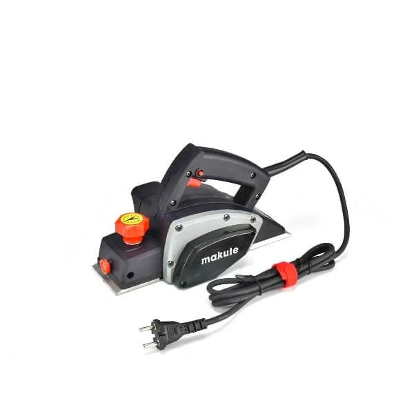 Makute Planer Electric EP003 600W showcasing a powerful design for efficient woodworking, featuring an adjustable depth control and ergonomic handle.