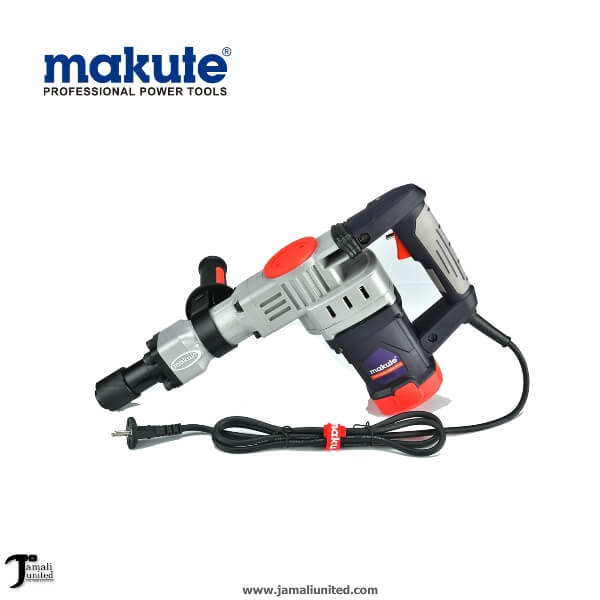 Demolition Hammer DH35 1900W by Makute, featuring a robust design for heavy-duty demolition tasks, perfect for breaking concrete and brick.