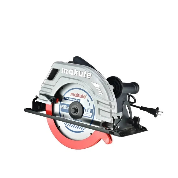 Circular Saw Machine 9" Makute CS004 featuring a sleek design, equipped with a powerful 2200W motor for efficient cutting, ideal for woodworkers and DIY enthusiasts.