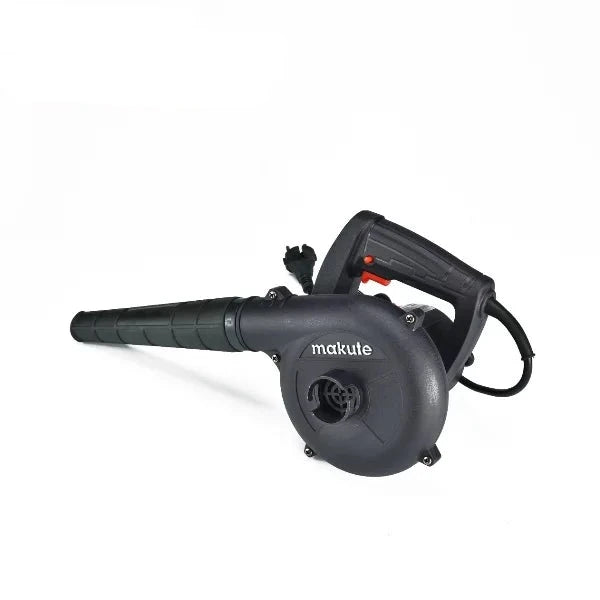 Blower PB007 Variable Speed 600W Makute showcasing its ergonomic design and powerful airflow capabilities, ideal for various indoor and outdoor tasks.