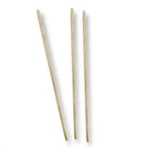 Wooden Handle Without Thread: A set of three smooth wooden sticks, ideal for crafting and DIY projects, showcasing durability and an elegant natural finish.