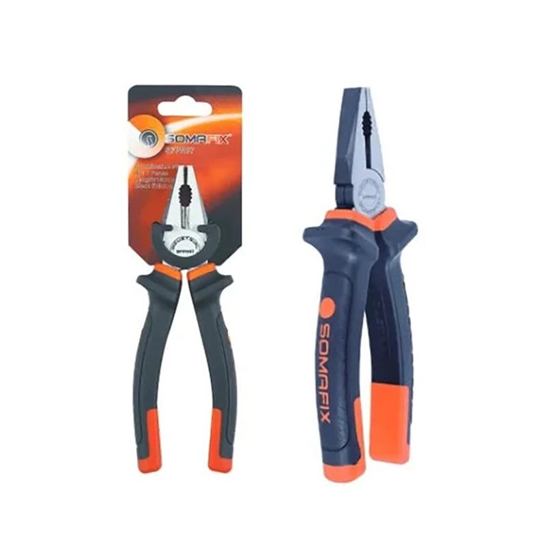 Plier Combination Industrial Somafix showcasing a sleek design with sturdy grips and precision tips, ideal for industrial applications.