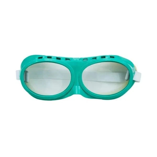 Goggles Ocular Green MS53944 featuring a teal frame and clear lenses, designed for outdoor protection and optimal visibility.