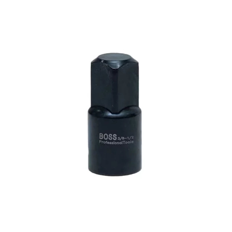 Socket Boss Adaptor 3/8"F X 1/2"M featuring a durable design for enhanced socket versatility in professional tool applications.
