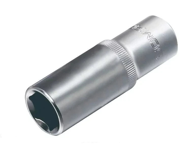 Socket Deep 1/2" DR 6PT Somafix tool featuring a robust and polished design, ideal for heavy-duty fastening tasks and providing enhanced grip for professionals and DIY enthusiasts.