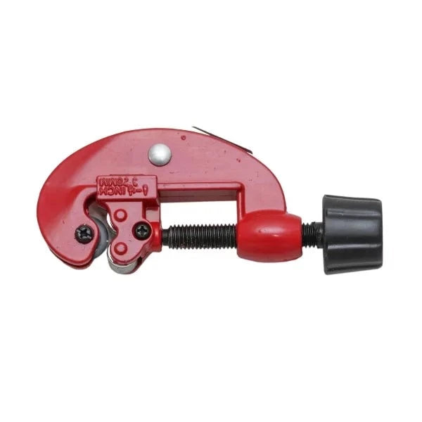 Pipe Cutter Tube Red 3-28Mm showcasing an ergonomic design with a bright red finish, ideal for precise cutting of pipes ranging from 3mm to 28mm.