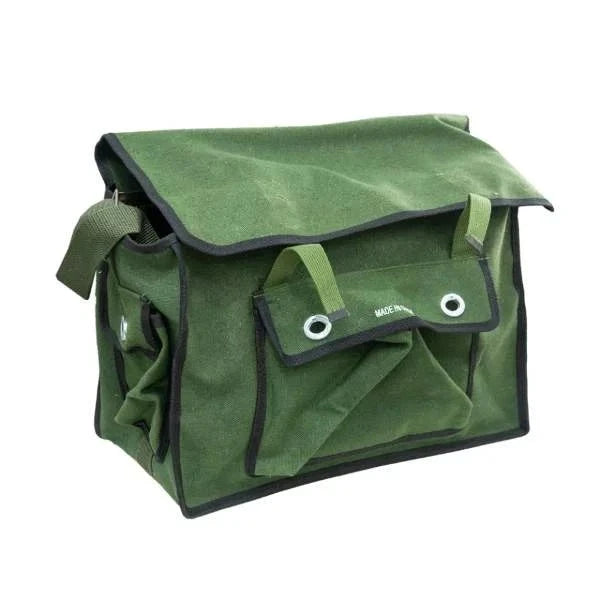 Tool Bag Y022 Big Bag by Huntar, showcasing a durable green design with ample storage capacity for organizing tools effectively.