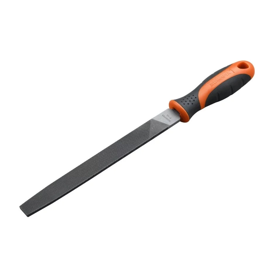 File Steel 8" Somafix with a flat filing surface and comfortable grip, suitable for professional use and detailed shaping.