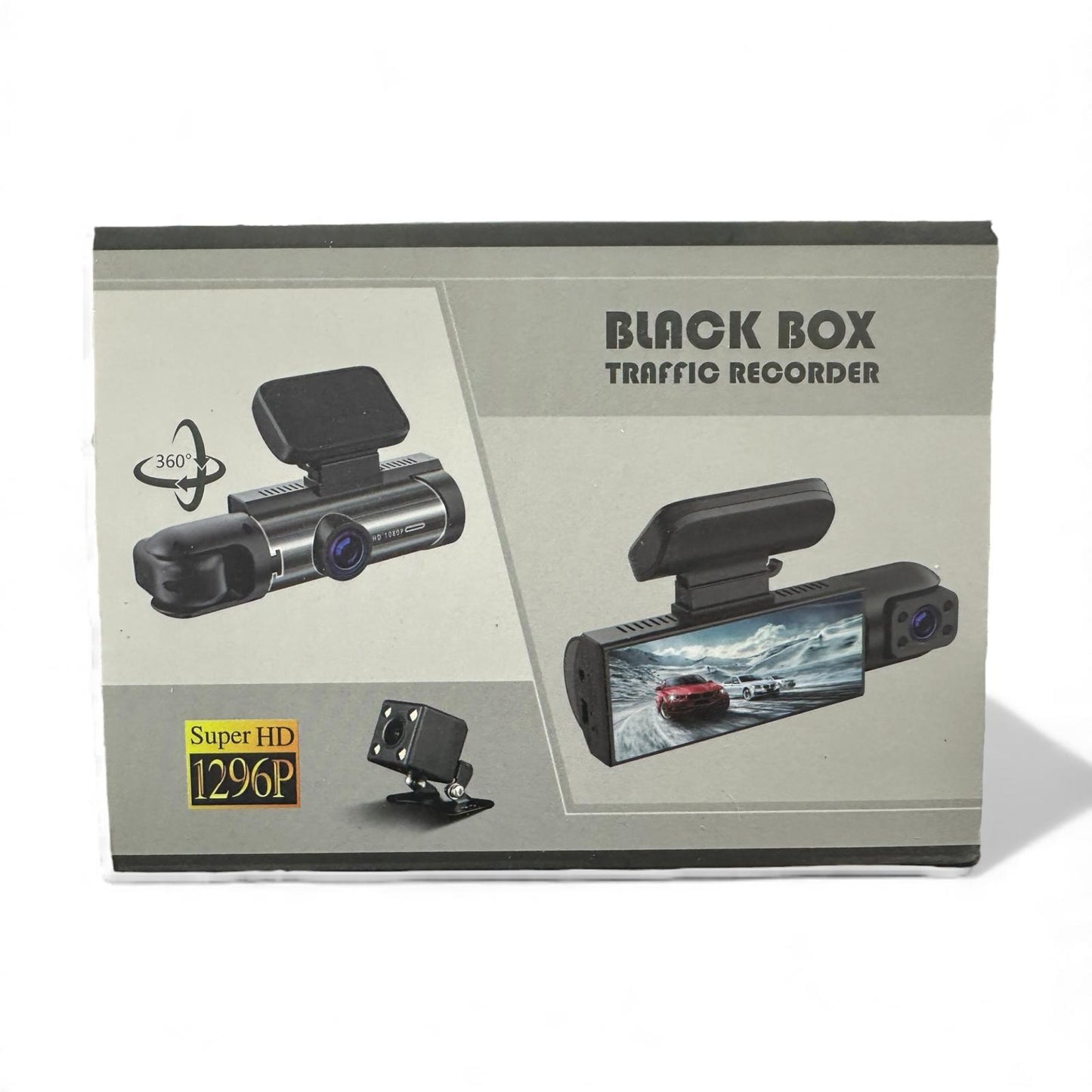 Black Box Traffic Recorder – 1296P Super HD 360° Car Dash Camera