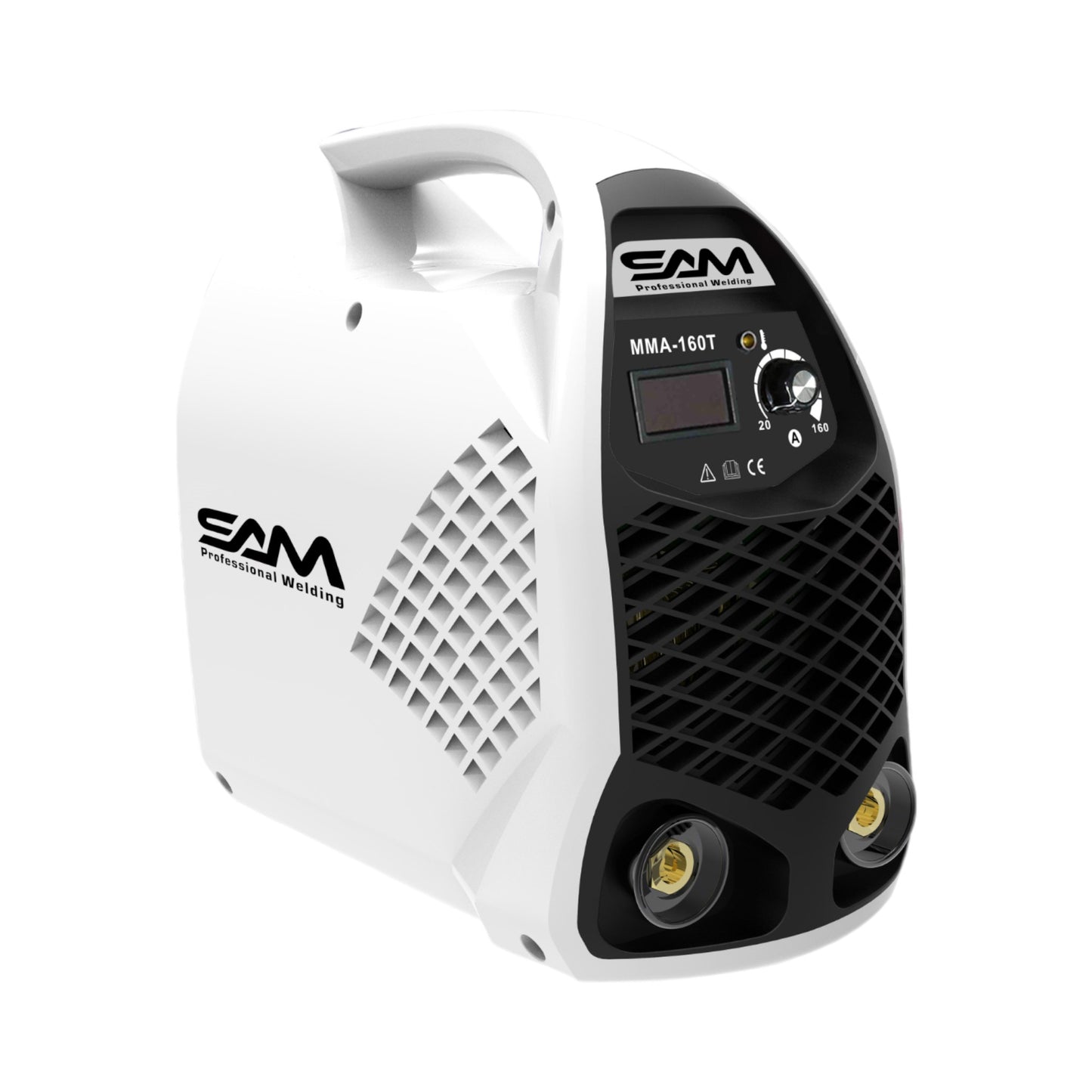 Welding Machine 160A MS53638 SAM, a compact and portable welder designed for industrial-grade welding with efficient performance for various projects.