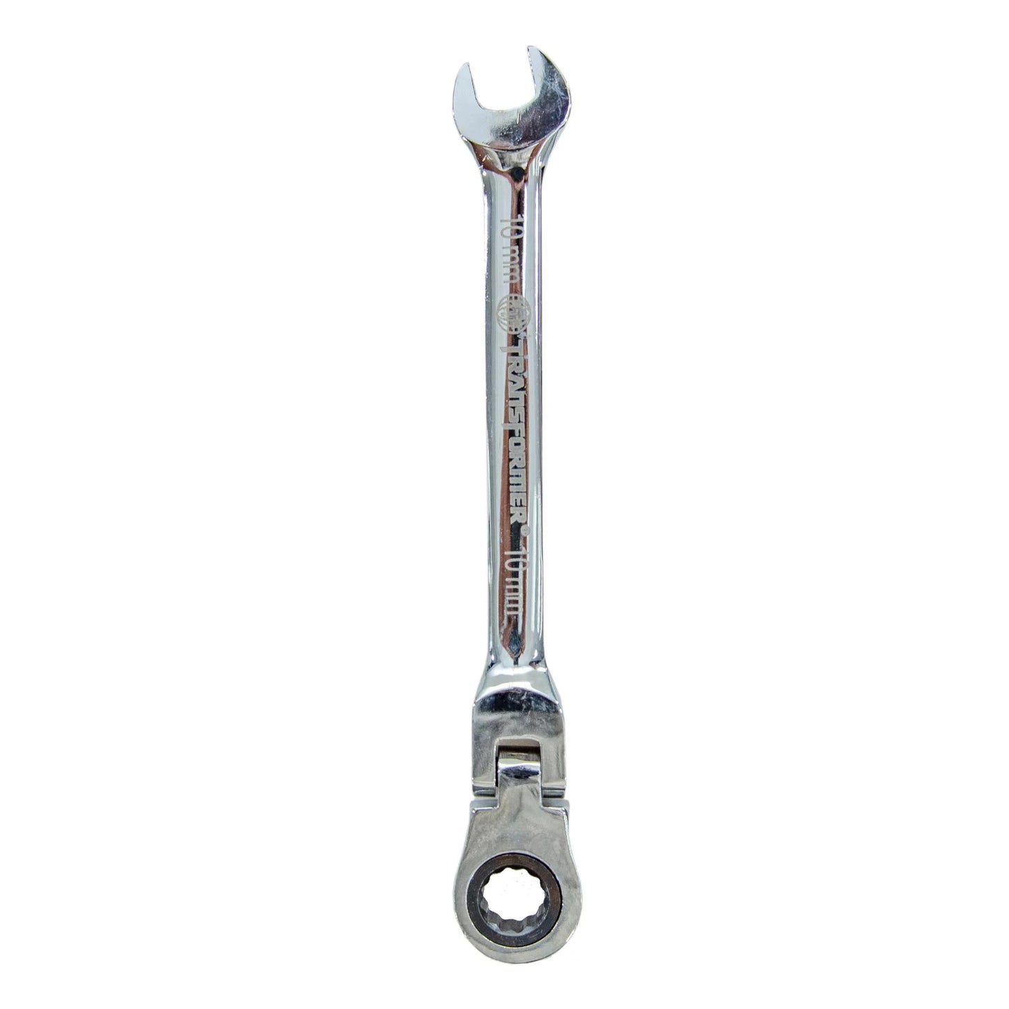 Transformer 360° Flexible Ratchet Wrench shown in a sleek, polished design. This versatile and durable hand tool is ideal for use in tight spaces, perfect for both professional mechanics and DIY enthusiasts.