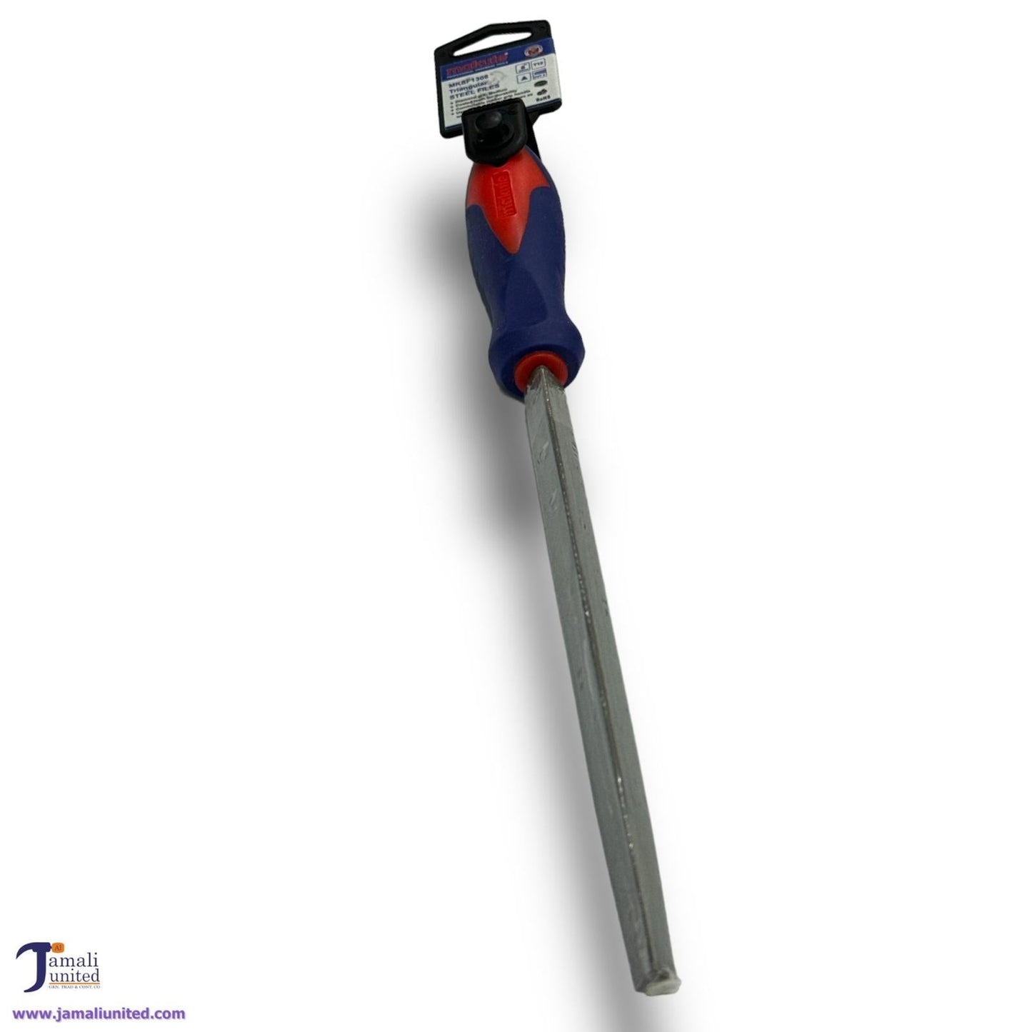 Close-up of File Steel 8" Makute, highlighting the finely crafted teeth for efficient filing and professional finishes.