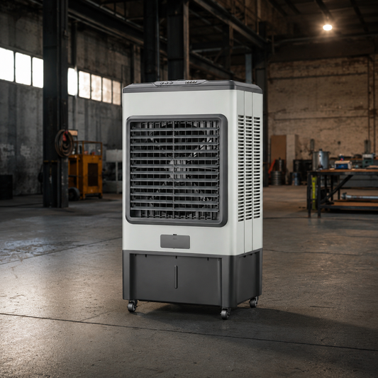 Industrial Metal Air Cooler 70L — 450W Powerful Cooling for Large Spaces (1 Year Warranty)