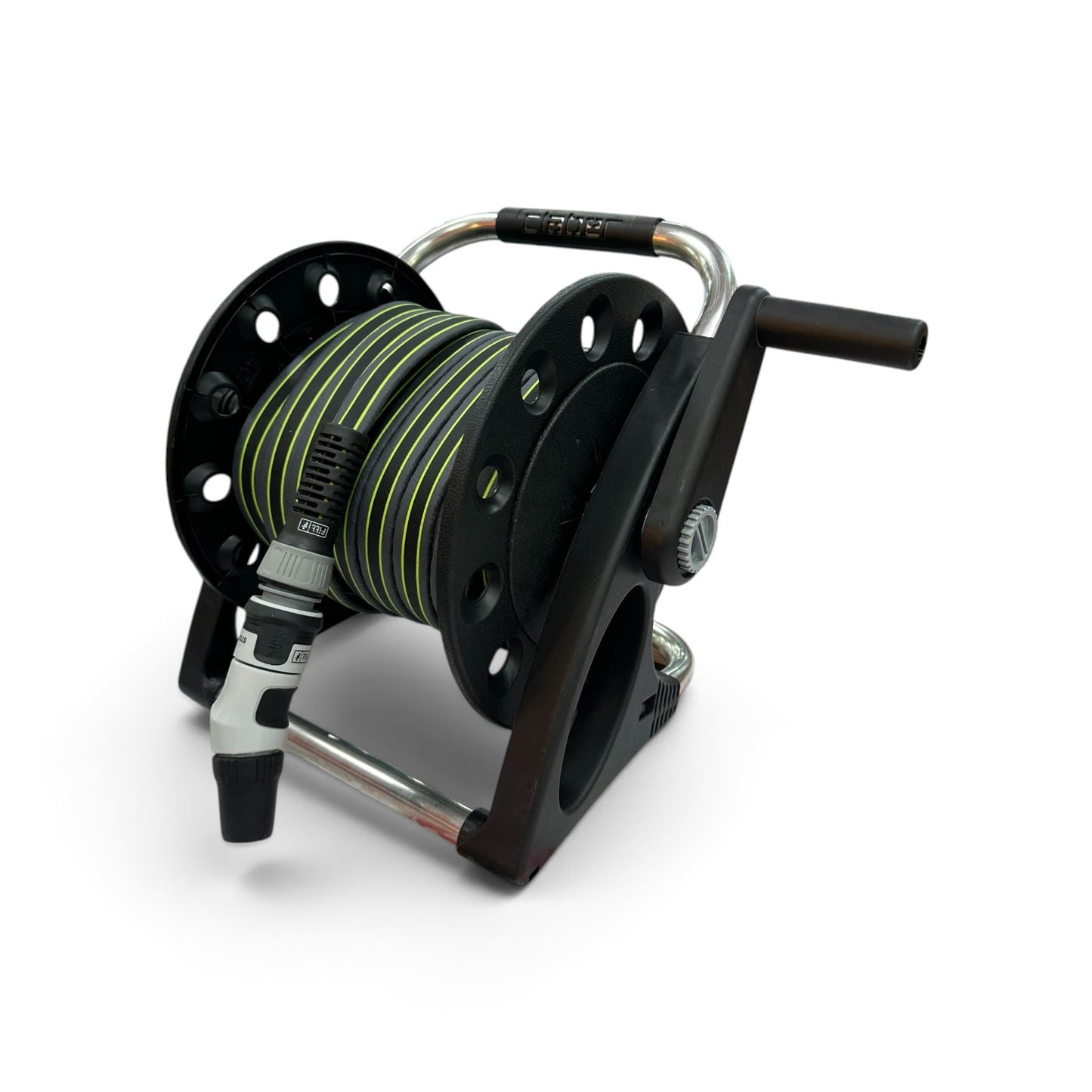 Claber Aquapony Hose Reel Cart & FITT Force Hose 15m Bundle