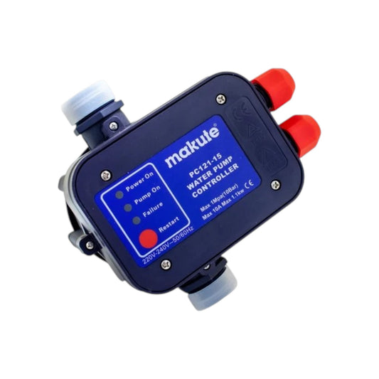 Makute Automatic Water Pump Controller 10A — PC121-15, Dry Run Protection & Pressure Control