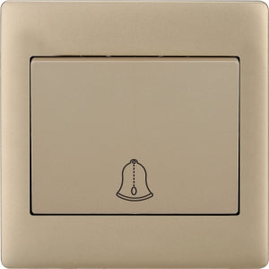 V1 Matte Golden Series Switches & Sockets – Wall Switch and Socket Panel Range