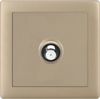 V1 Matte Golden Series Switches & Sockets – Wall Switch and Socket Panel Range