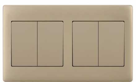 V1 Matte Golden Series Switches & Sockets – Wall Switch and Socket Panel Range
